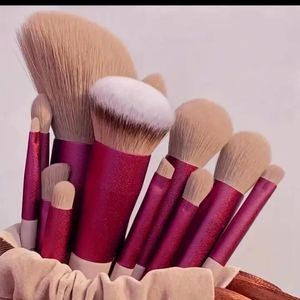 14 PIECE MAKEUP BRUSH SET COMES IN BEAUTIFUL VELVET POUCH